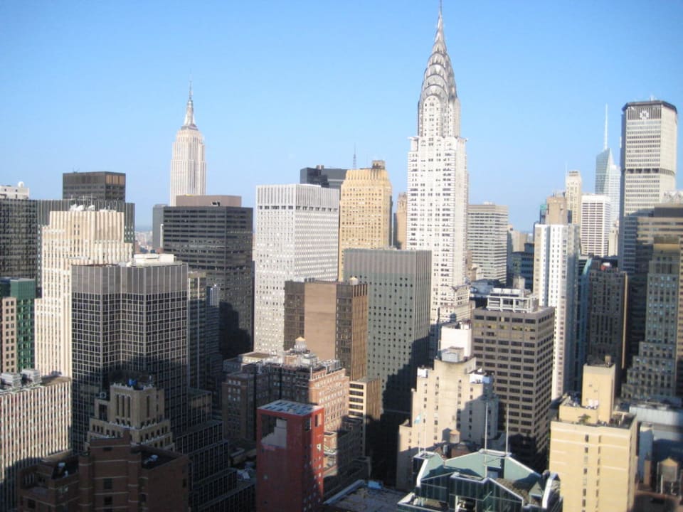 38. Etage Zimmerblick Tag Millennium Hilton New York One UN Plaza