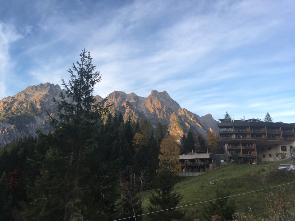 Ausblick Holzhotel Forsthofalm