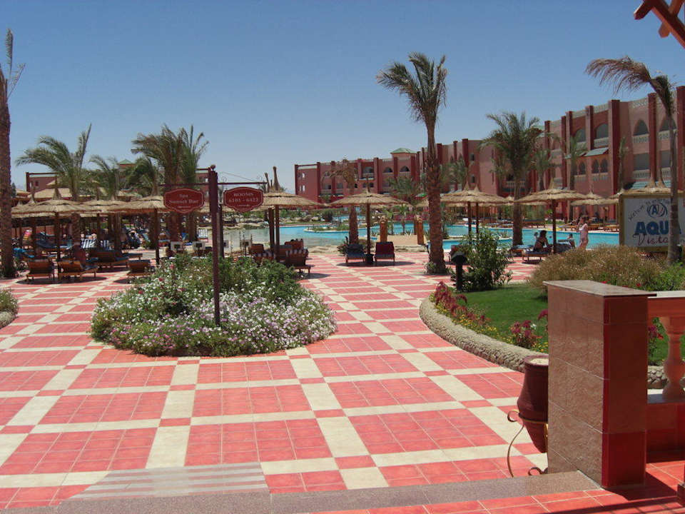 Blick zum Pool Pickalbatros Aqua Vista Resort - Hurghada