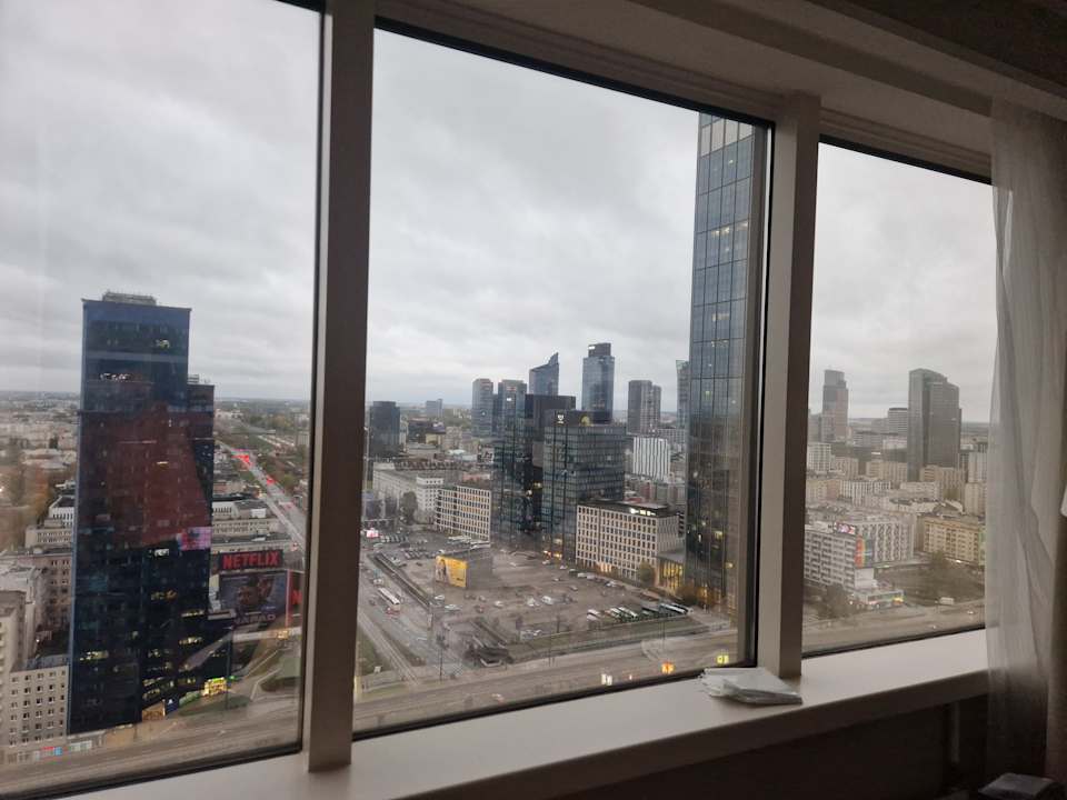 Ausblick Warsaw Marriott Hotel