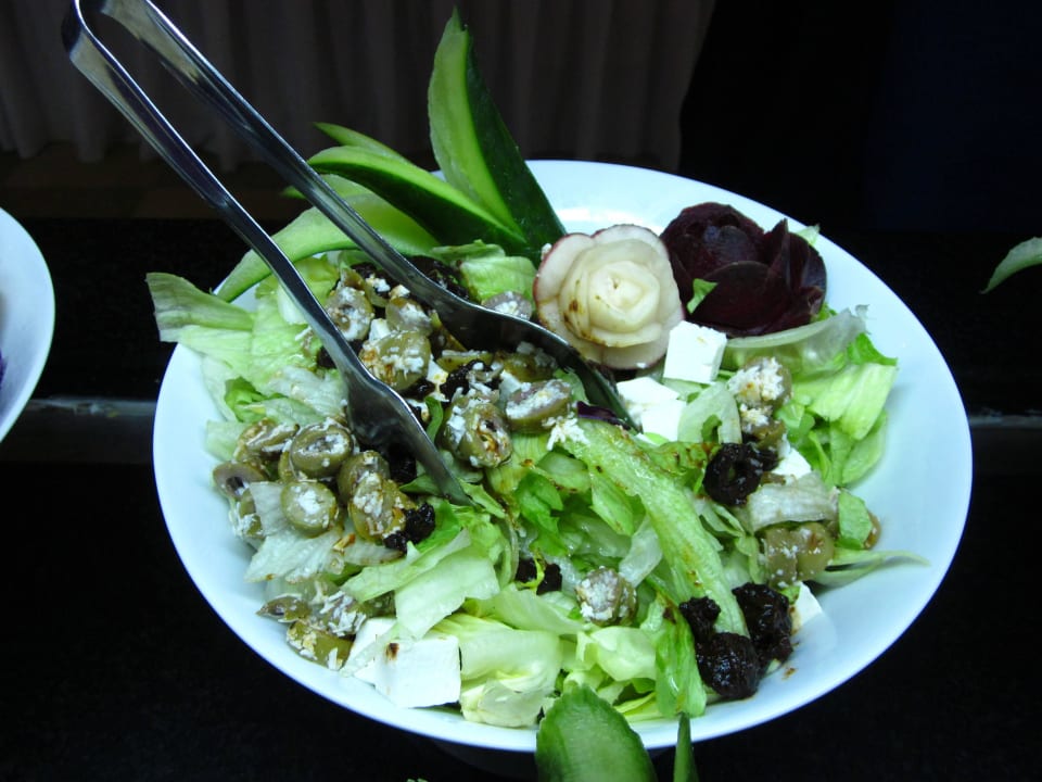 Salat Buffet immer grosszügig Hotel El Mouradi Djerba Menzel