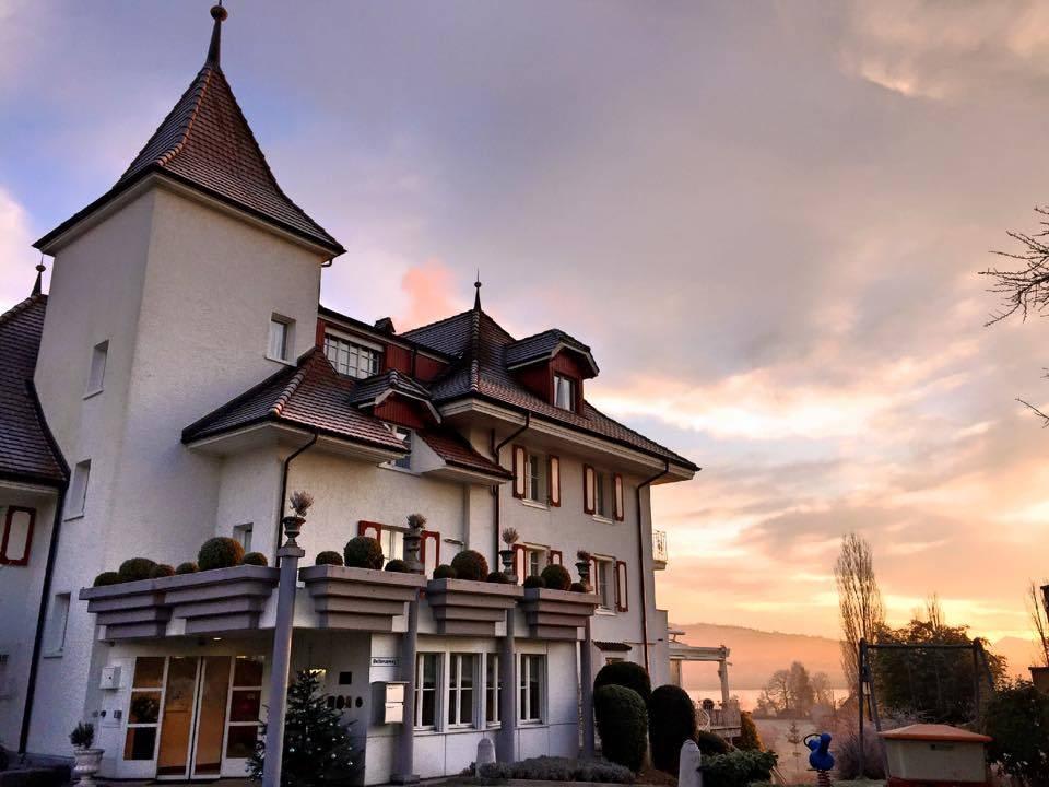 Abendstimmung Hotel Bellevue am See