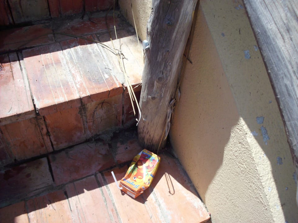 Zugang zum Freisitz im Rundbau Hotel African Queen