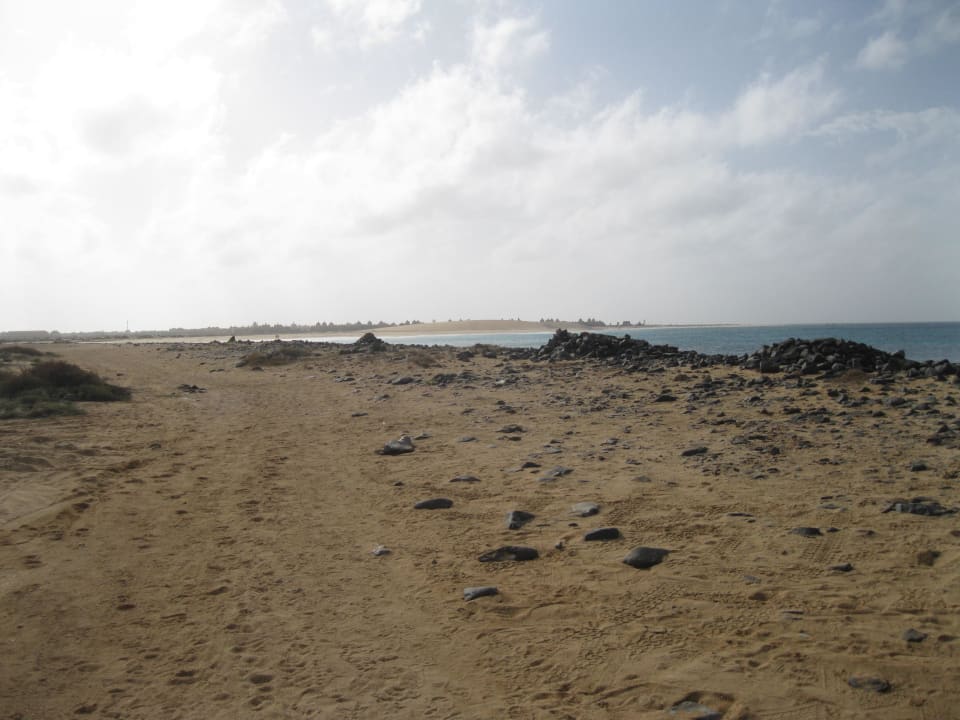 Blick auf die Hotelanlage von der Ferne Hotel Riu Funana