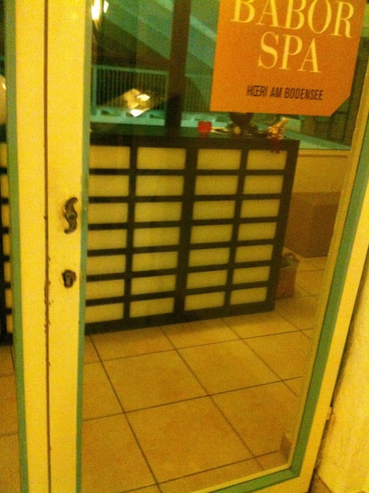 Tür zum Spa-Bereich Hotel Höri am Bodensee