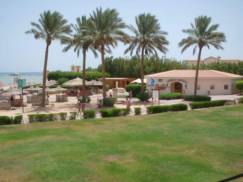 Ausblick Diver Poolbar Cleopatra Luxury Resort Makadi Bay