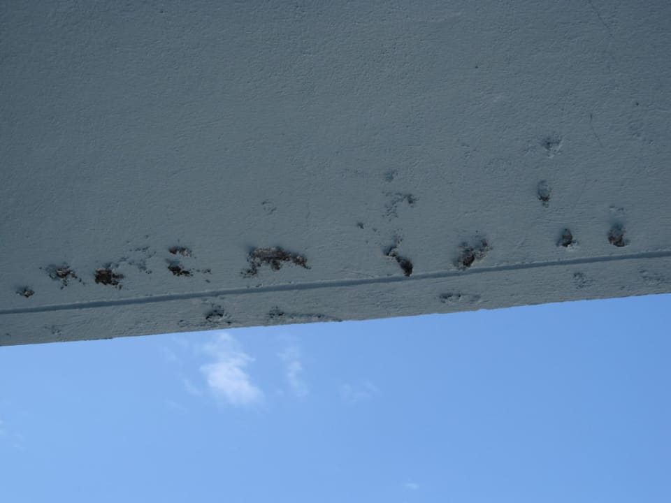 Decke der Terrasse Mediterranean Palace Hotel