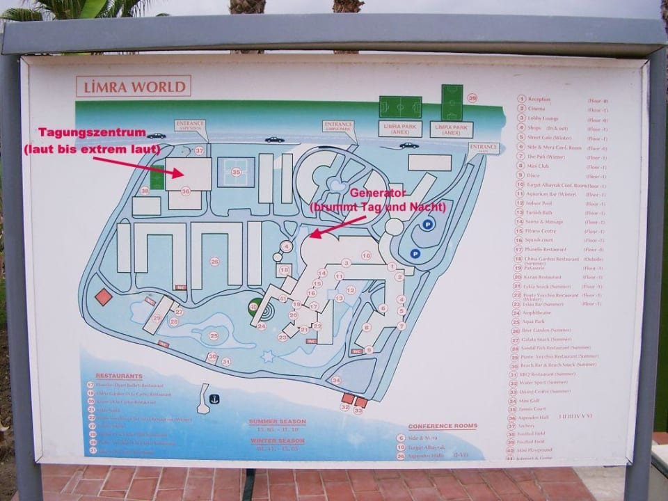 Lageplan (erweitert) Limak Limra Hotel & Resort