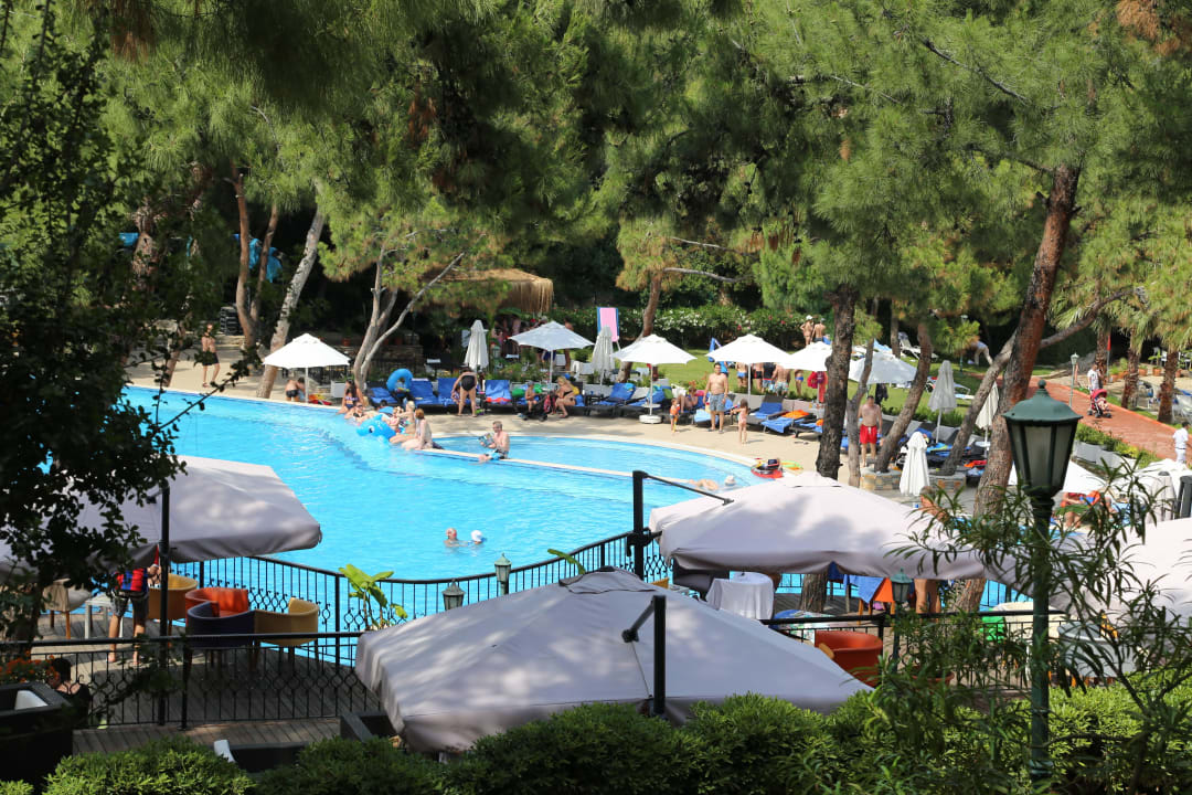 Ogród i basen przy plaży Bodrum Park Resort