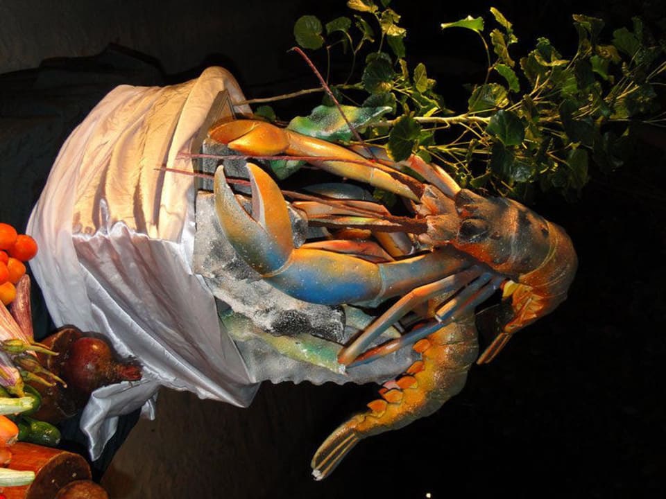 Deko beim Lobsteressen Embudu Village