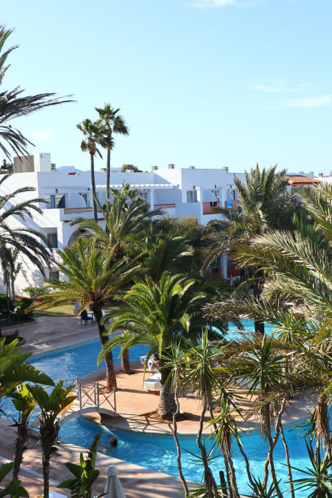 Balkonausblick aus Block 6, 3. Etage Calimera Fido Gardens