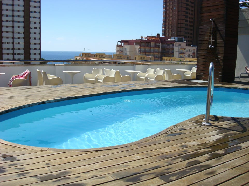 Pool auf dem Dach The Agir Springs Hotel by MedPlaya