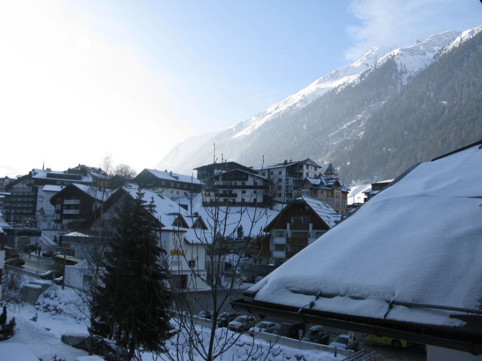 Blick vom Balkon Hotel Olympia
