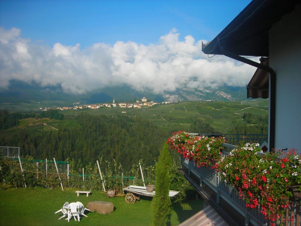 Panorama dalla terrazza Agriturismo Casamela