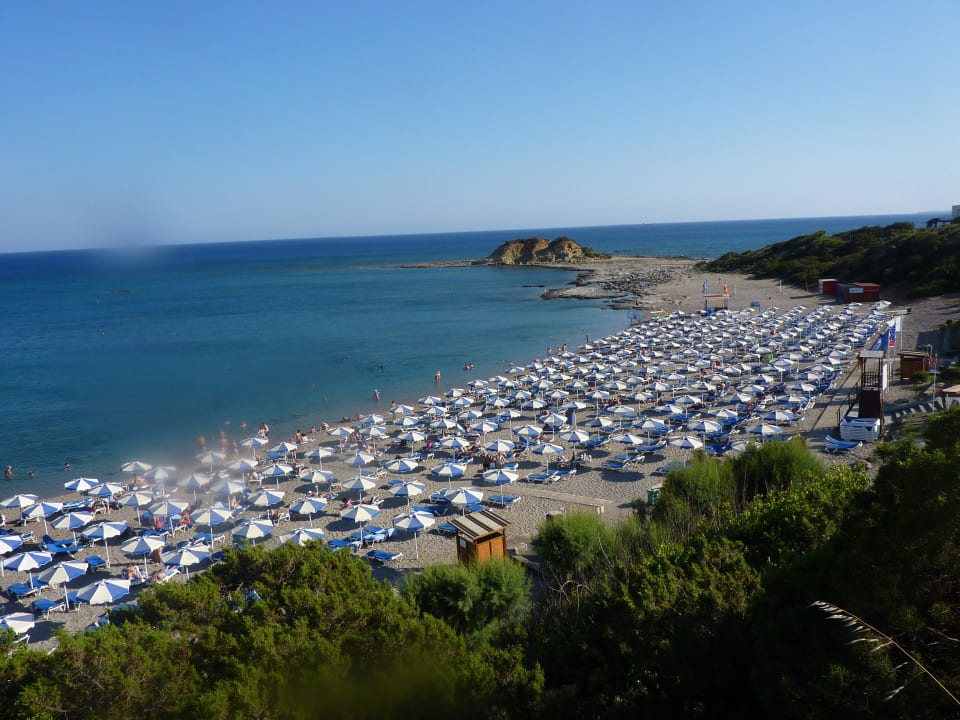 Pláž byla úžasná a čistá Rodos Princess Beach Hotel & Spa