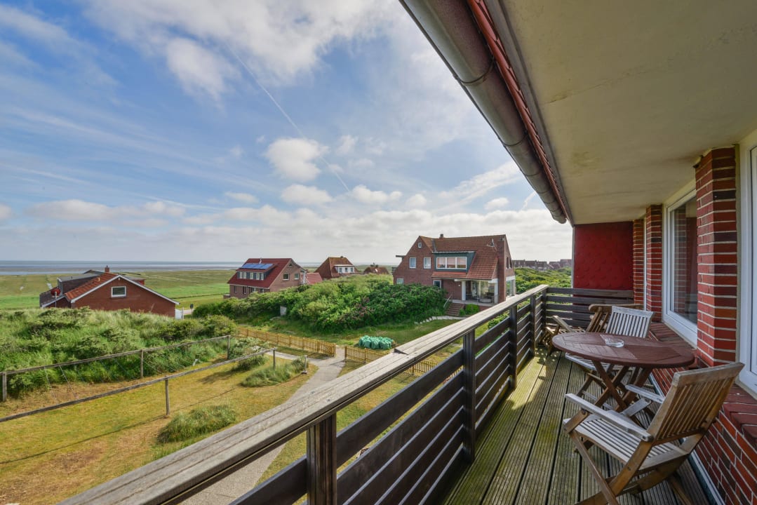 Ausblick Wohnung Wattblick Meyenburg & Gerds Höft Appartements am Wattenmeer