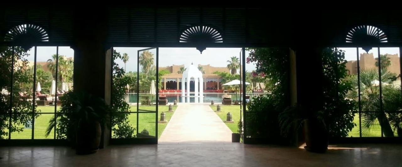 Von Lobby in den Garten Sahara Palace Marrakech