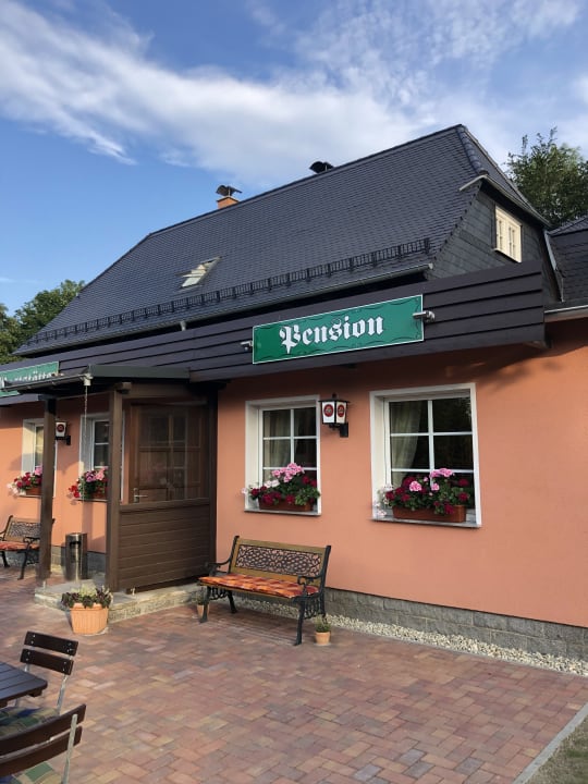 Außenansicht Pension Forsthaus Hain