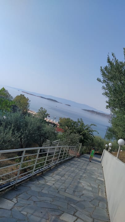 Ausblick Akrathos Beach Hotel