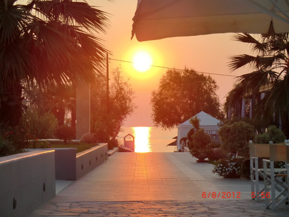 Sonnenaufgang alltoura Club Hotel Poseidon Palace