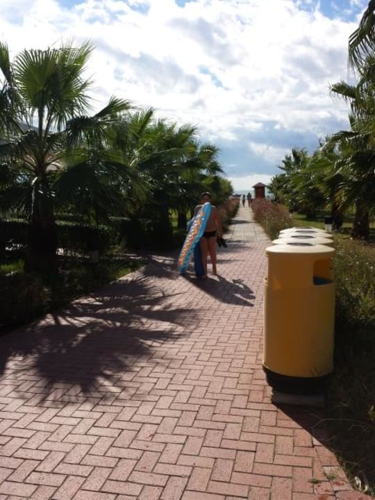 Weg zum Strand Sunis Elita Beach Resort & Spa