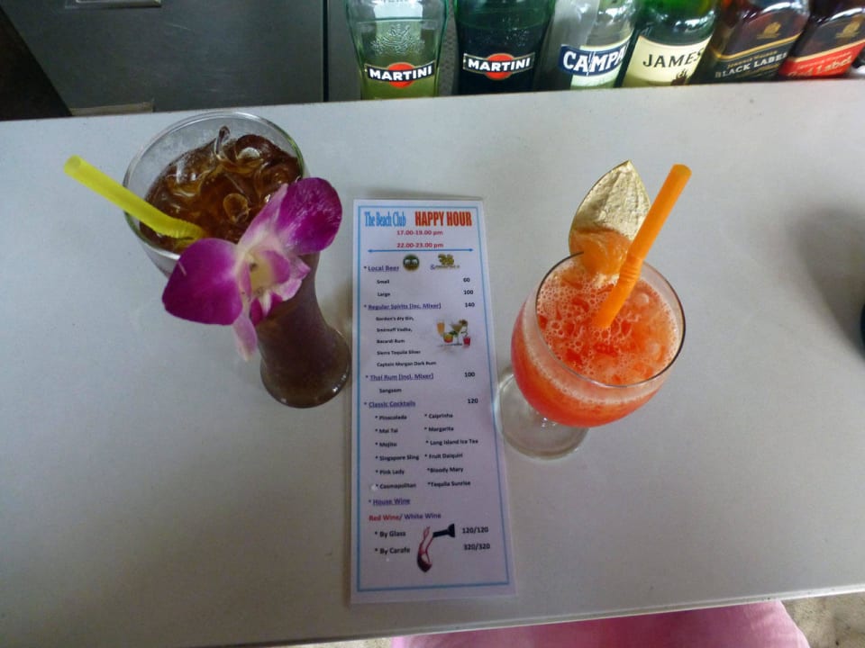 Happy Hour Drinks Buri Rasa Village Phangan