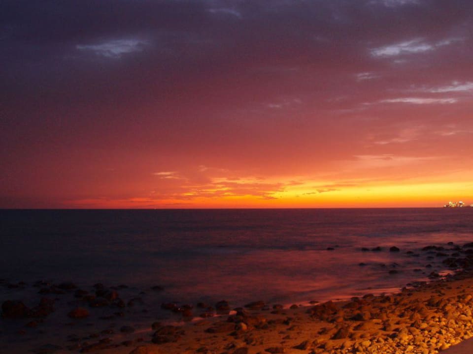 Sonnenuntergang Hotel Europalace