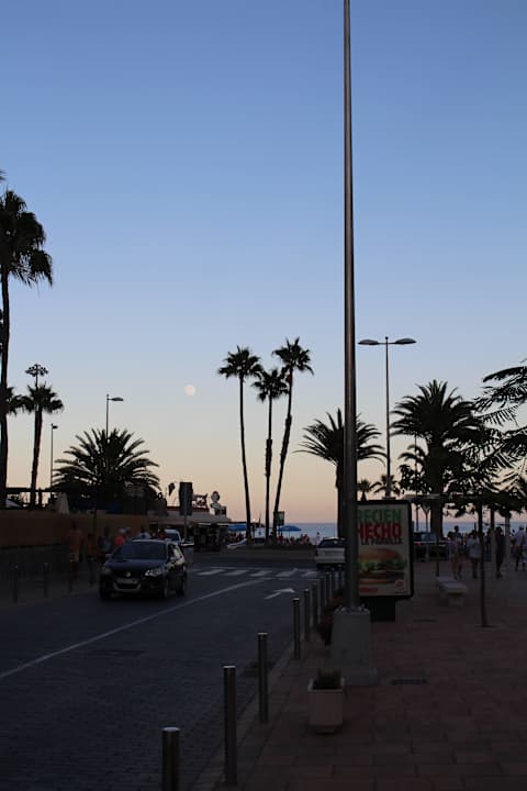 Richtung Strand bei Dämmerung HL Sahara Playa