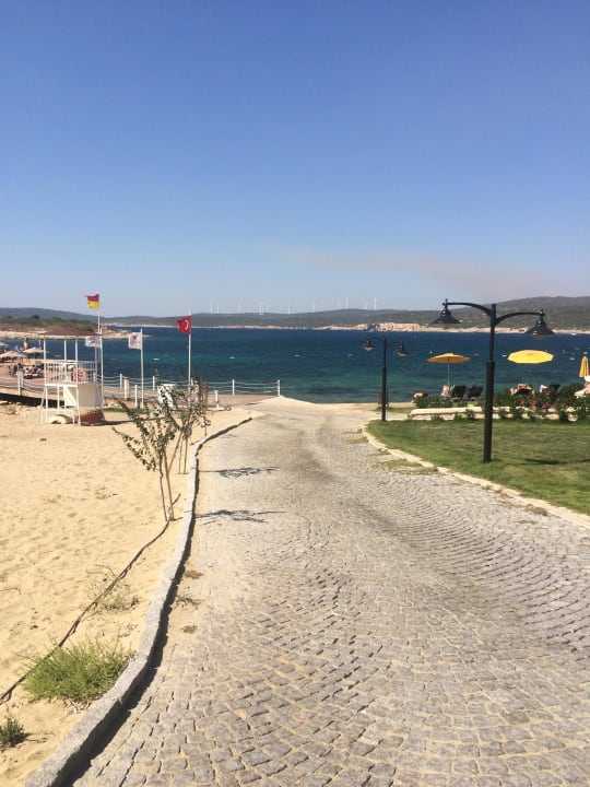 Weg zum Strand Royal Teos Thermal Resort Clinic & SPA