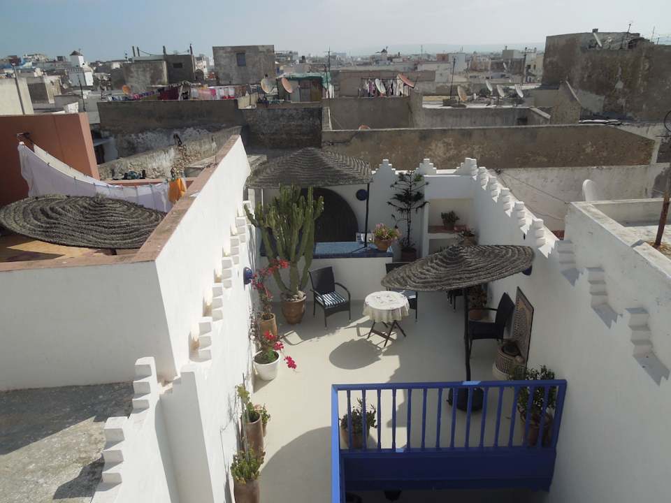 Terrasse auf dem Dach Hotel Riad l'Ayel d'Essaouira