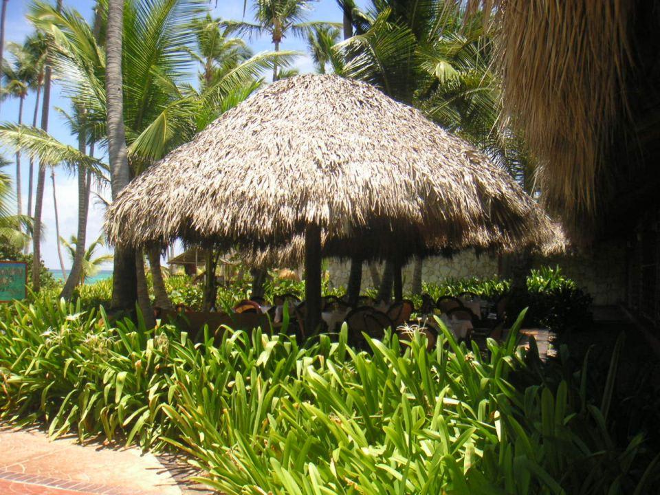 Terrasse des Strandrestaurants Hotel Grand Palladium Palace Resort, Spa & Casino