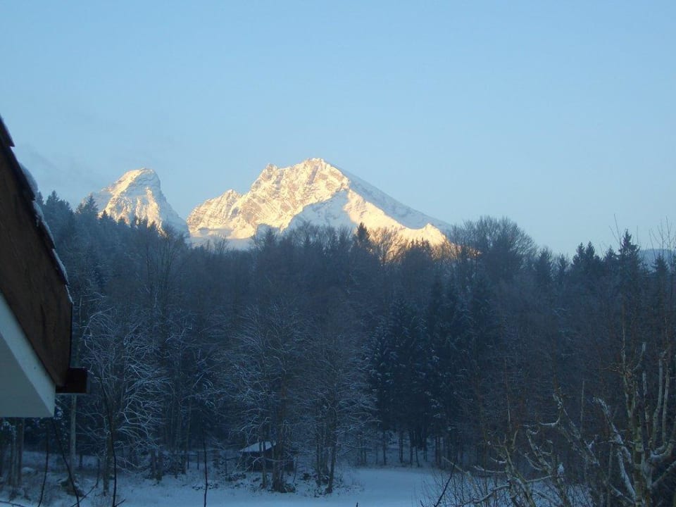 Aussicht aus unserem Zimmer Alm- & Wellnesshotel Alpenhof