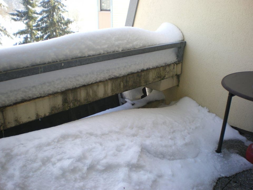 Balkon mit Schimmel Appartementhotel Haus Berghof
