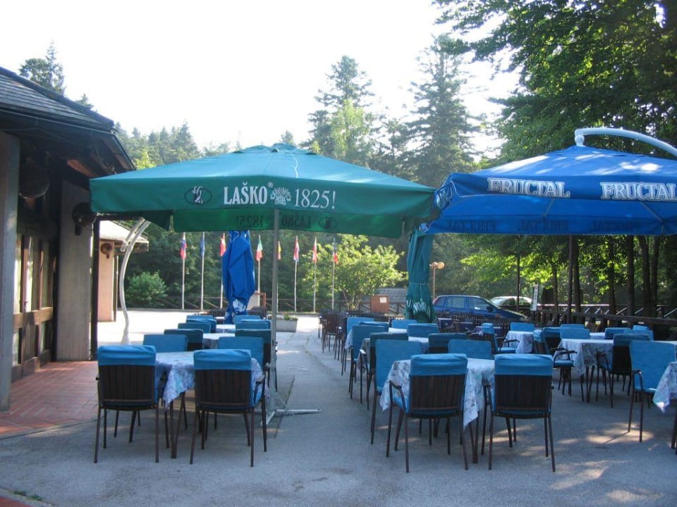 Restaurant terrace Postojna Cave Hotel Jama