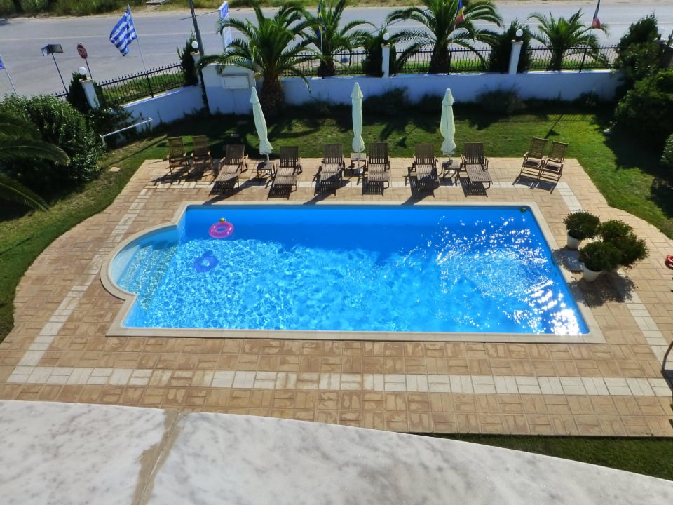 Schön blau Hotel Kavala Beach