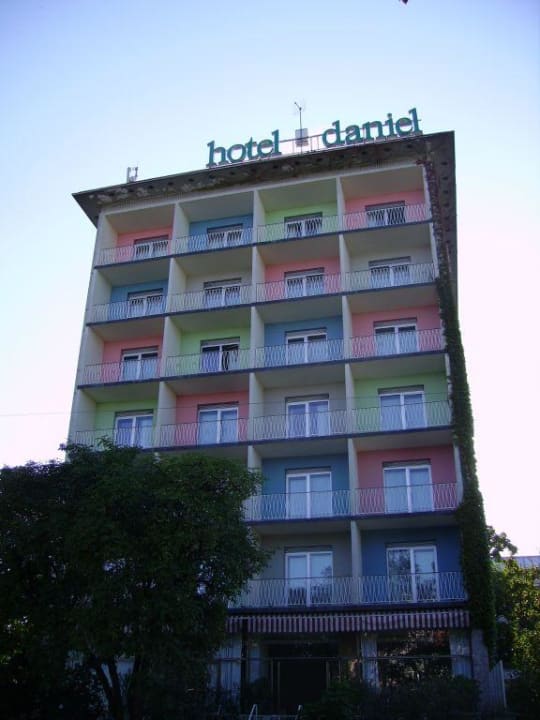 Die Fassade Hotel Daniel Graz