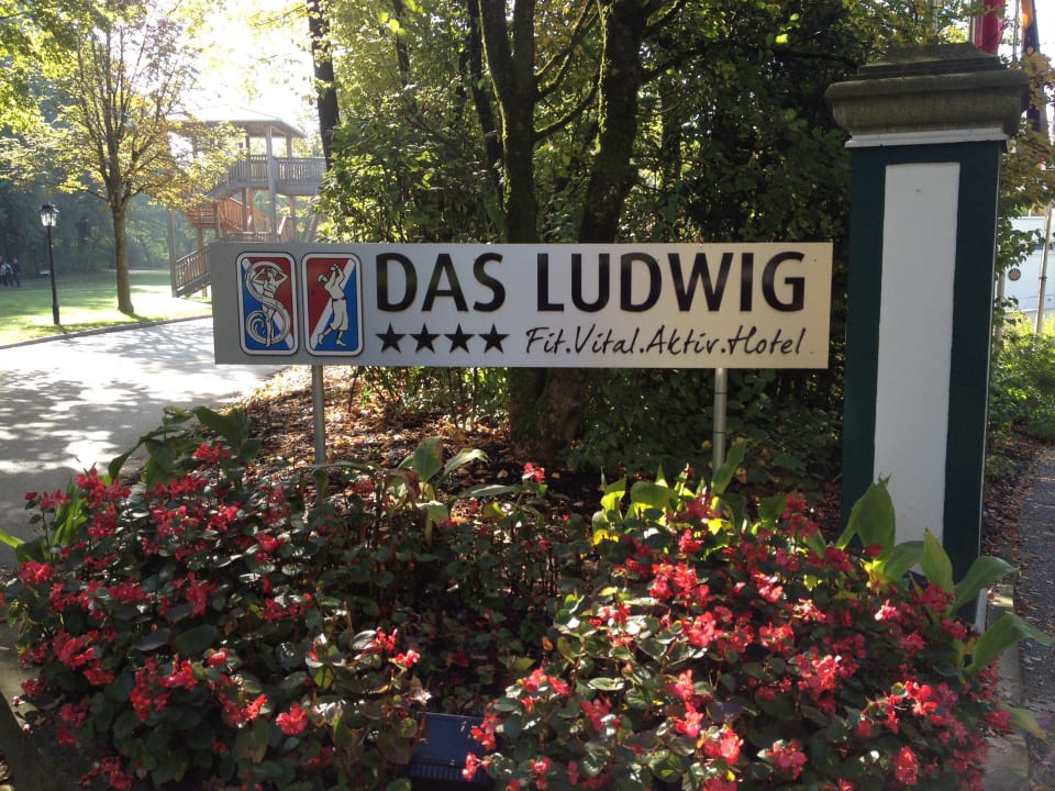 Einfahrtsschild Hotel Das Ludwig