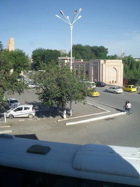 Ausblick Zimmer 95 Hotel Asia Bukhara