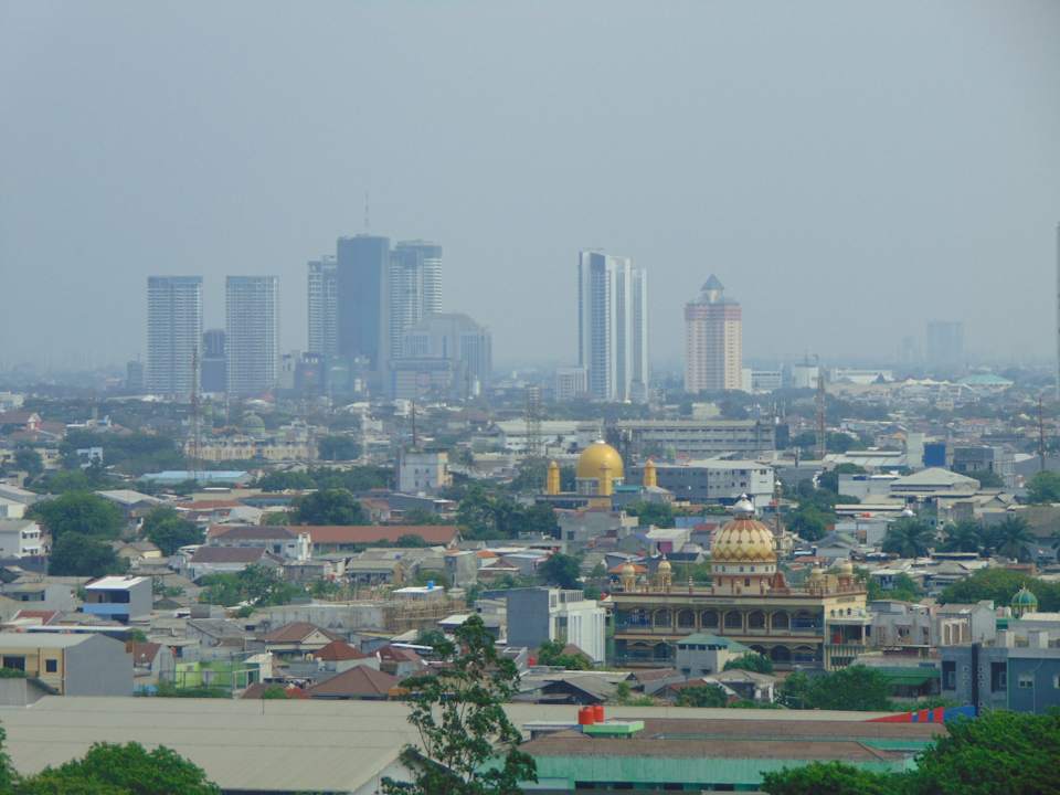 Ausblick Hilton Garden Inn Jakarta Taman Palem