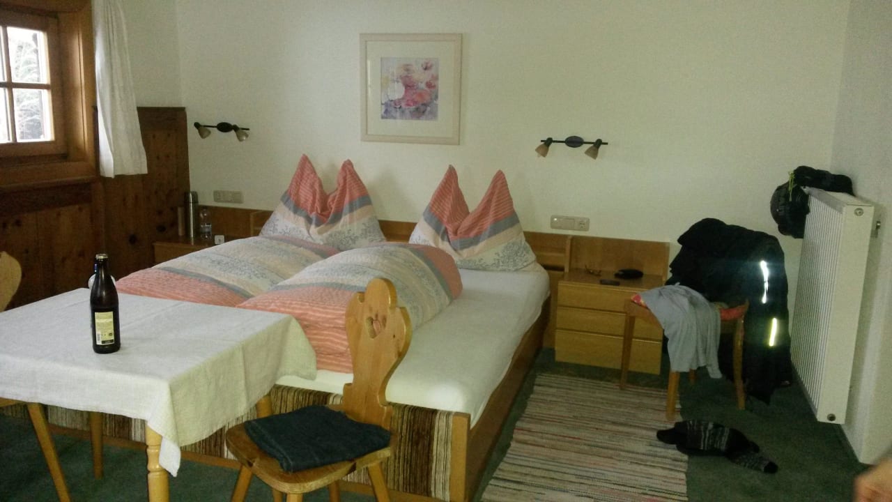 Bett und Sitzgelegenheit Pension Schwaigermühle