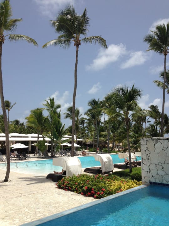 Vom Privatpool mit Blick auf Gemeinschaftspool Catalonia Punta Cana - All Inclusive