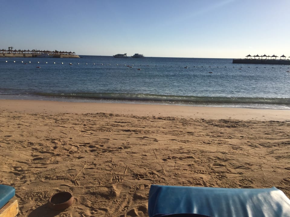 Ausblick Strand 1. Reihe Beach Albatros Resort