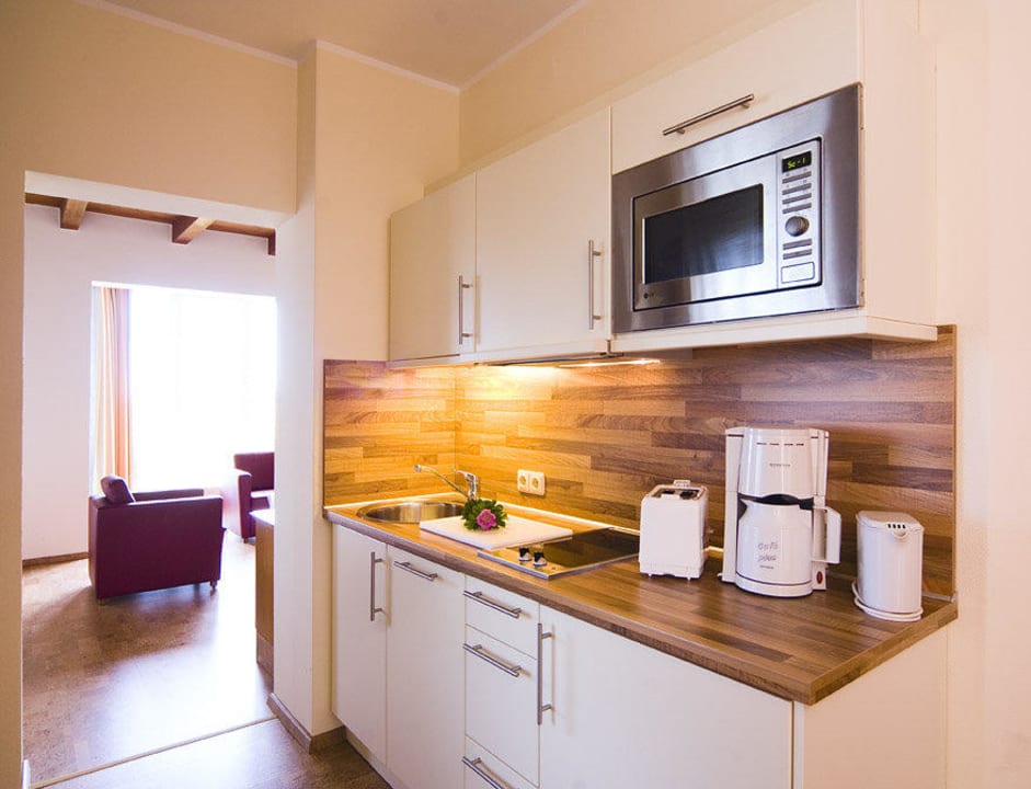 Küche Strandschlösschen Apartments