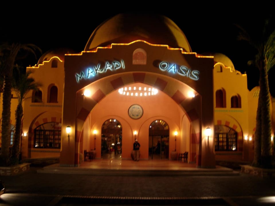 Eingang Makadi Club Oasis Jaz Makadi Oasis Resort