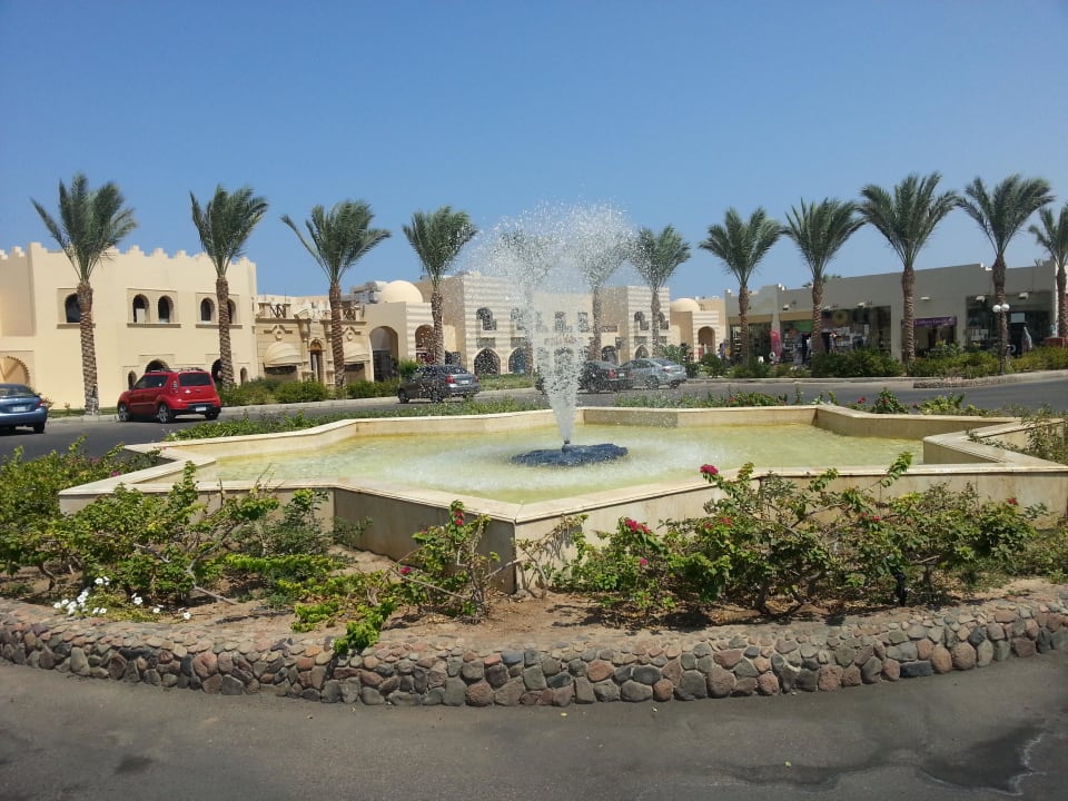 Springbrunnen vor Resort SPA Stella Garden Resort & Spa, Makadi Bay