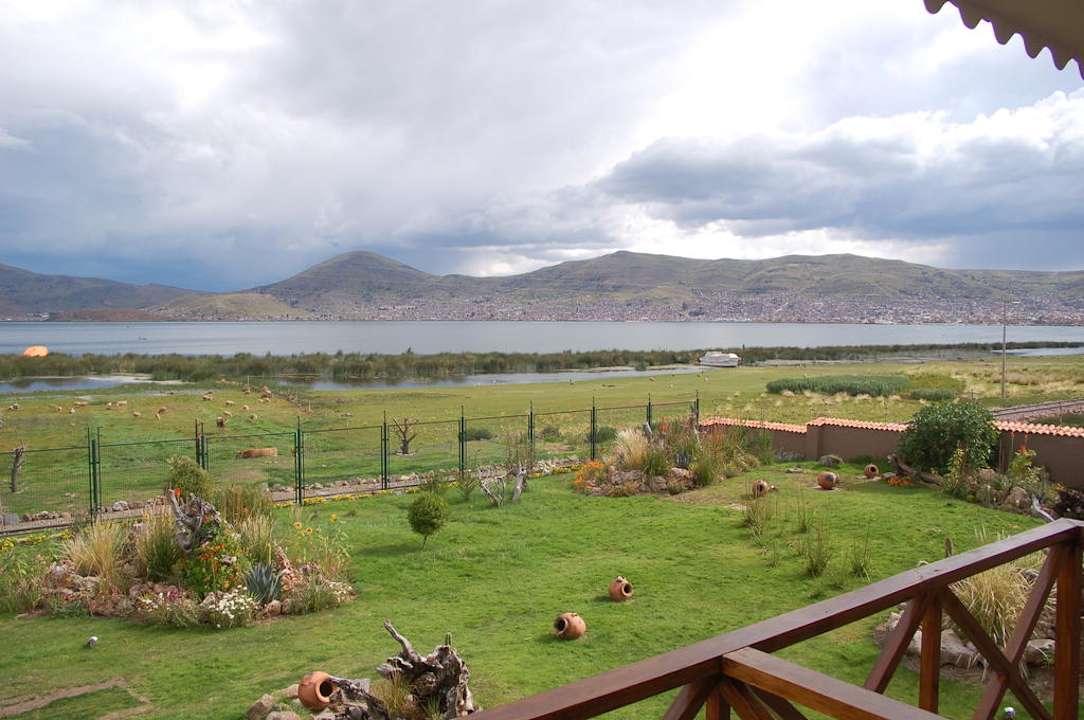 Blick vom Balkon Hotel Casa Andina Private Collection Puno