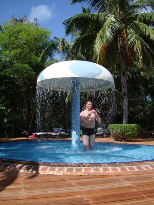 Wasserpilz am Swimmingpool Cinnamon Dhonveli Maldives