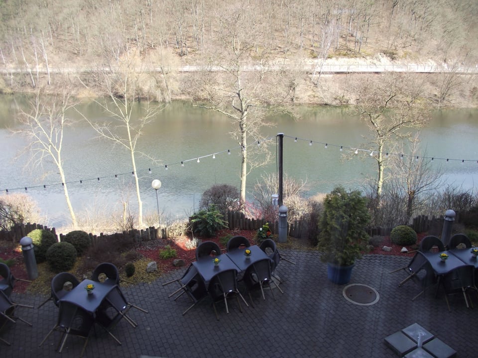 Aus der Lobby - Bar auf den See Göbel's Seehotel Diemelsee