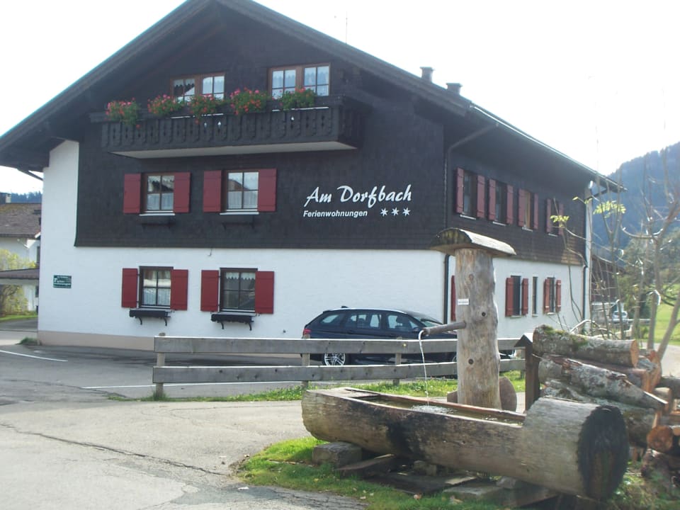 Außenansicht Ferienwohnung  Am Dorfbach