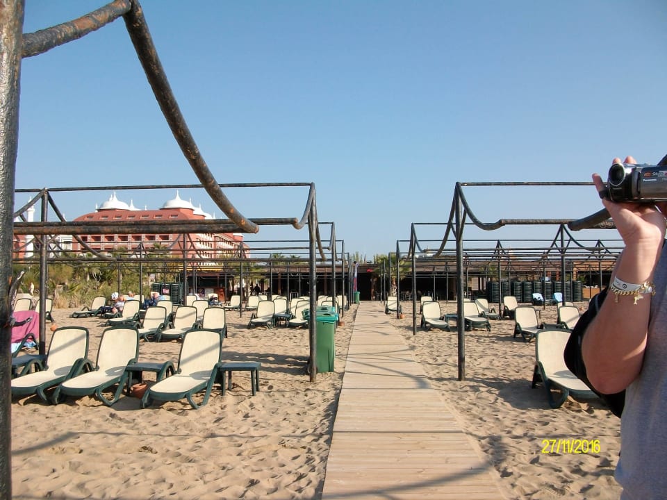 Liegen am Strand Side Crown Palace